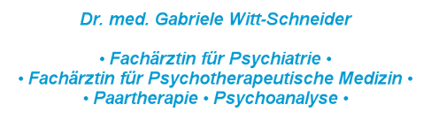  Dr. med. Gabriele Witt-Schneider, Logo